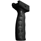 Gummierter, ergonomischer Vordergriff